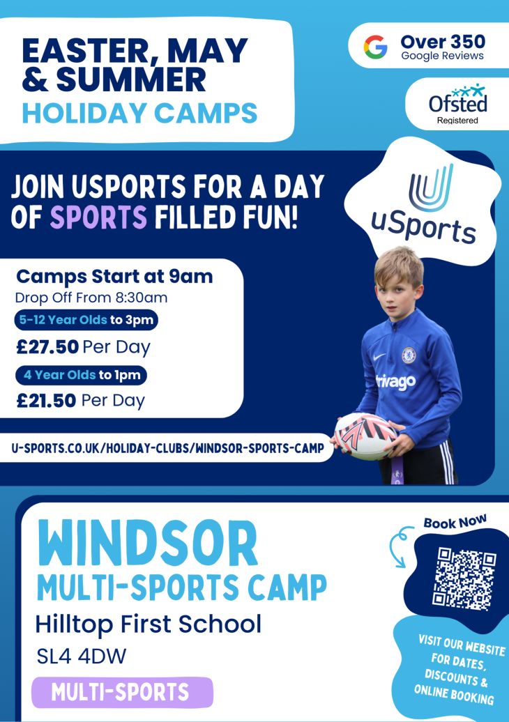 A uSports Multi-Sports Holiday Camp | Windsor | 2025 May Half Term and Summer