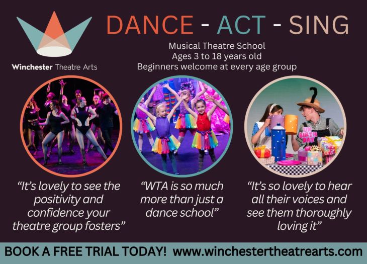 Winchester Theatre Arts - Dancing, singing and acting for ages 3 to 18.
