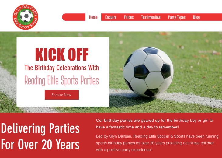 Reading Elite Soccer & Sports | football and sports birthday parties